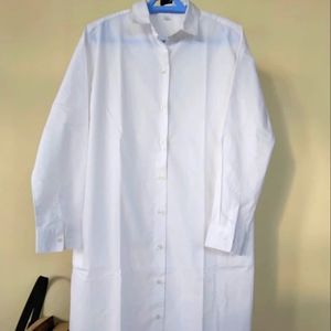 White shirt dress